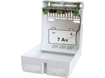 Источник беспер. питания СКАТ-1200Б (12В 1.3А метал. корп. под АКБ 7А.ч; без АКБ) Бастион 34