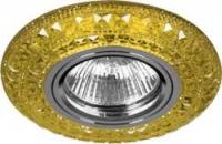 Светильник встраиваемый, 12LED*2835 SMD, MR16 50W G5.3, желтый, хром, CD877 28606