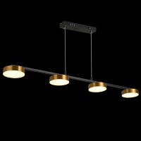 Подвесная люстра Natali Kovaltseva LED LAMPS 81101/4C GOLD BLACK