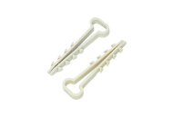 Дюбель-хомут 5-10 для плоского кабеля бел. (уп.100 шт) PROCONNECT 07-4611