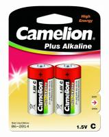 Элемент питания алкалиновый C/LR14 1.5В Plus Alkaline LR14-BP2 BL-2 (блист.2шт) Camelion 1653