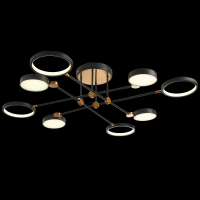 Потолочная люстра Natali Kovaltseva LED LAMPS 81102/6C BRASS BLACK