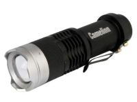 Фонарь LED5135 (LED XPE ZOOM 3 реж 1хLR6 алюм. блистер черн.) Camelion 12915