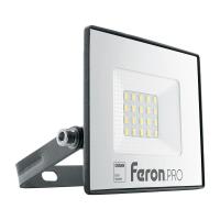 Светодиодный прожектор Feron.PRO LL-1000 IP65 20W 6400K черный 41538