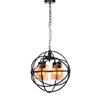 Подвесная люстра Lumina Deco Stradi LDP 11509-4 BK