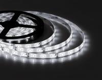 Лента светодиодная, 60SMD(2835)/m 4.8W/m DC12V  5м, IP65 белый на белом основании, SST04-60 55051