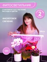 Светодиодный светильник для растений спектр фотосинтез (красно-синий) 12W, пластик, IP40, AL7000 29000