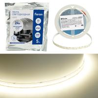 LS503 240SMD(2835)/м 22Вт/м 24V 5000*10*1.22мм 4000К, IP20 FERON 48830