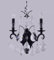 Бра Crystal Lux Magnifico AP2 Black/Transparent