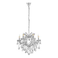 Подвесная люстра Lumina Deco Eliza LDP 7029-6 CHR