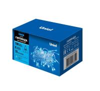 Гирлянда LED ULD-S1000-100/DTA BLUE IP20 10м 100 диодов син. свет провод прозр. Uniel UL-00007197