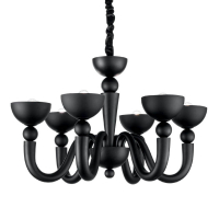 Подвесная люстра Ideal Lux Bon Bon SP6 Nero 140339