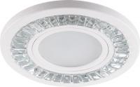 Светильник встраиваемый с LED подсветкой Feron CD958 потолочный MR16 G5.3 прозрачный, белый 32656