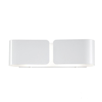 Настенный светильник Ideal Lux Clip AP2 Small Bianco 014166