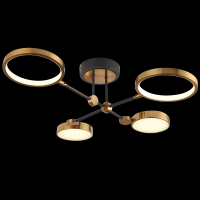 Потолочная люстра Natali Kovaltseva LED LAMPS 81102/4C BRASS BLACK