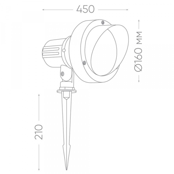 Светодиодный светильник тротуарный (грунтовый) Feron SP2705 6W RGB 85-265V IP65 32130