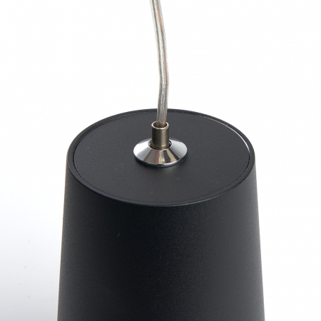 Светильник потолочный Feron ML1838 Barrel BELL levitation на подвесе1,7 м ,MR16 35W 230V, черный 48421