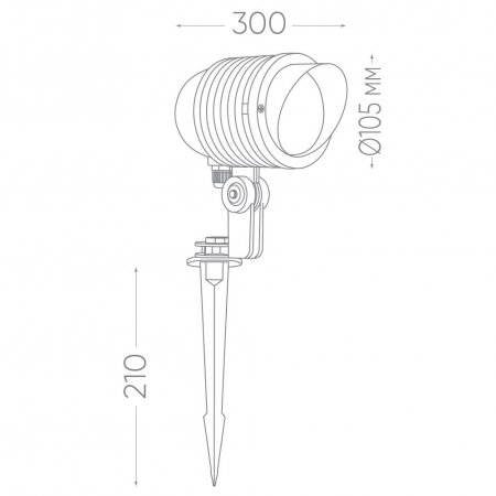 Светодиодный светильник тротуарный (грунтовый) Feron SP2705 6W 6400К 85-265V IP65 32129