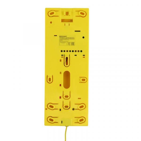 Трубка домофона с индикатором и регулировкой звука RX-322 желт. Rexant 45-0322