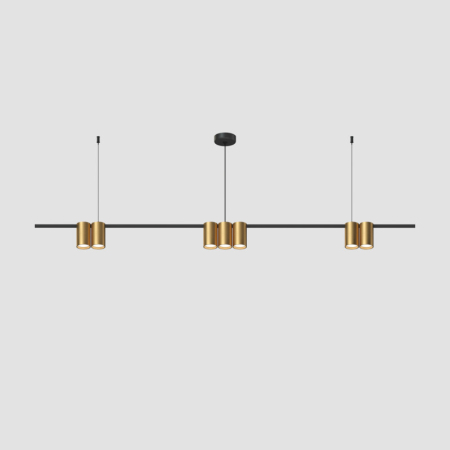 Подвесной светильник Denkirs Orbit DK4063-BK+SG