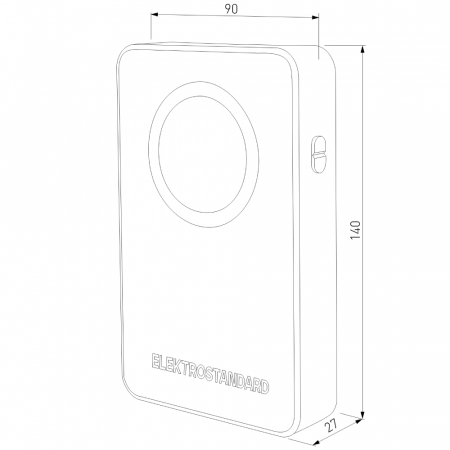 Дверной звонок Elektrostandard DBQ27 4690389175626