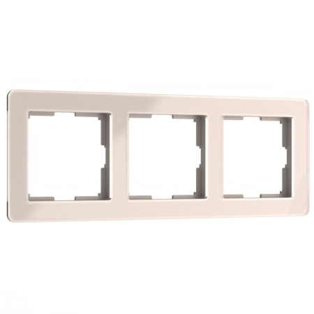 Рамка на 3 поста Werkel Acrylic айвори 4690389186295 W0032743