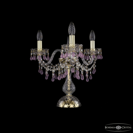 Настольная лампа Bohemia Ivele Crystal 1410L/3/141-39 G V7010