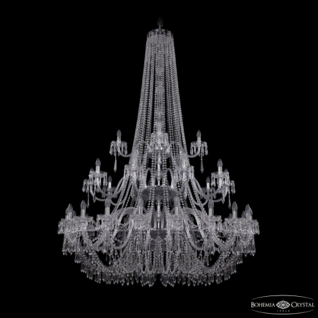 Подвесная люстра Bohemia Ivele Crystal 1403/20+10+5/530/h-203/3d Ni