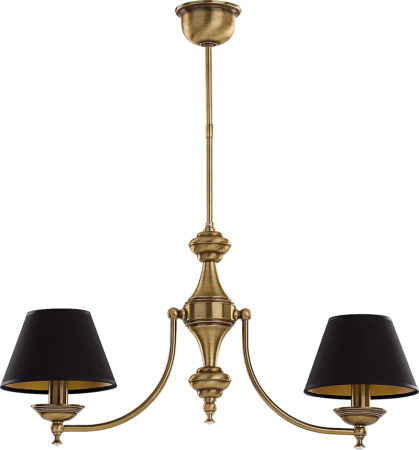 Люстра на штанге Kutek San Marino Lampshade SAN-ZW-2(P/A)CR