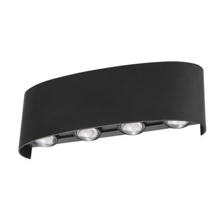 Уличный настенный светильник Uniel ULU-P20B-8W/4000K IP65 BLACK UL-00010514