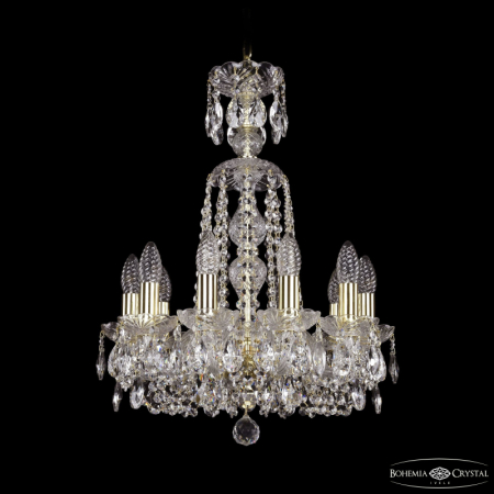 Подвесная люстра Bohemia Ivele Crystal 1402/10/141/XL-58 G