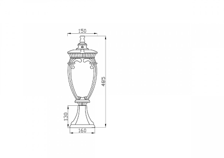 Ландшафтный светильник Maytoni Fleur O414FL-01GB