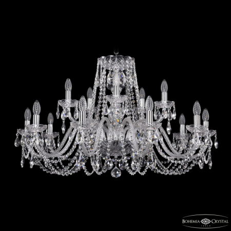 Подвесная люстра Bohemia Ivele Crystal 1402/10+5/360 Ni