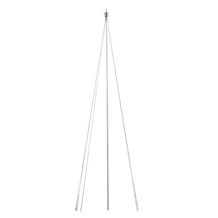 Мачта молниеприемная d40мм L6000 с оттяжками St PROxima EKF lp-6000-40-St