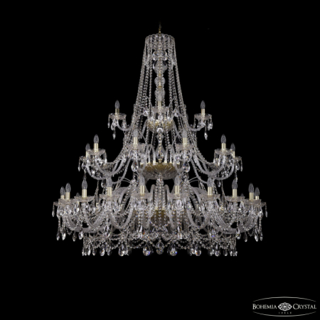 Подвесная люстра Bohemia Ivele Crystal 1411/20+10+5/530/3d G