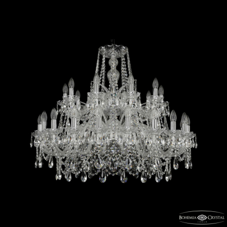 Подвесная люстра Bohemia Ivele Crystal 1411/20+10/360/2d Ni