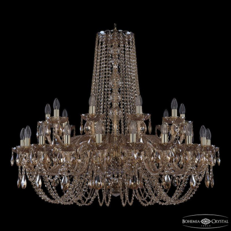Подвесная люстра Bohemia Ivele Crystal 1402/20+10/400 G M721