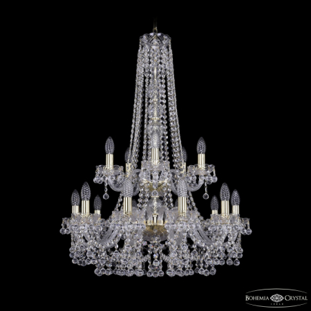 Подвесная люстра Bohemia Ivele Crystal 1409/10+5/240/h-91/2d G