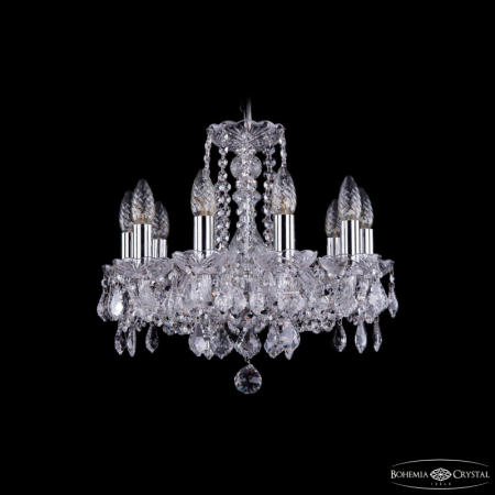 Подвесная люстра Bohemia Ivele Crystal 1402/10/141 Ni Leafs
