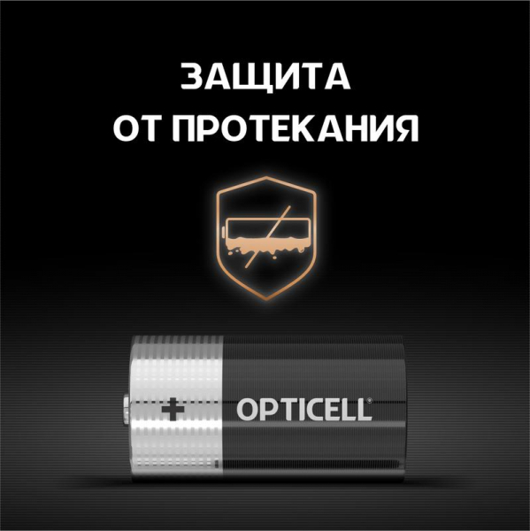 Элемент питания алкалиновый C/LR14 1.5В (блист. 2шт) Basic Opticell 5051004