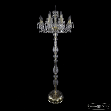 Торшер Bohemia Ivele Crystal 1402T1/8+4/195-165 G