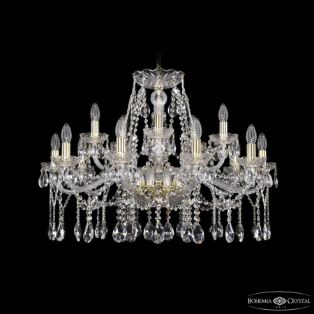 Подвесная люстра Bohemia Ivele Crystal 1413/10+5/300 G