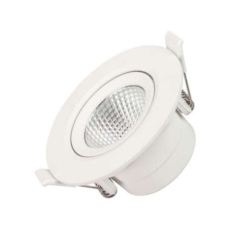 Светильник LTD-POLAR-TURN-R90-7W WARM3000 (WH 36 DEG 230В) (IP20 пластик 3 года) Arlight 032310