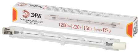 Лампа галогенная Эра R7S 150W 3000K J118-150W-R7s-230V Б0048493