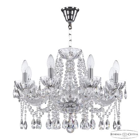 Подвесная люстра Bohemia Ivele Crystal 5413/8/200 Ni Clear/M-1H