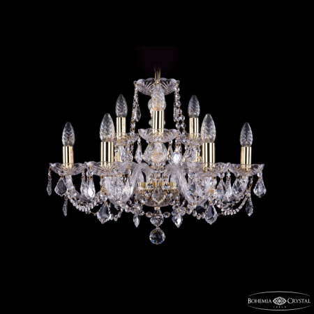 Подвесная люстра Bohemia Ivele Crystal 1402/6+3/195 G Leafs