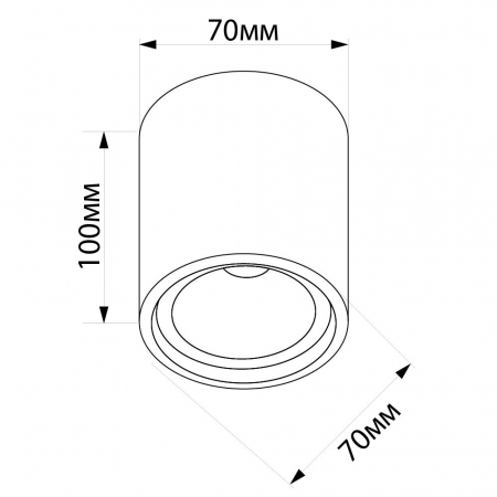 Светильник потолочный Feron ML174 MR16 GU10 35W 230V, черный 32631