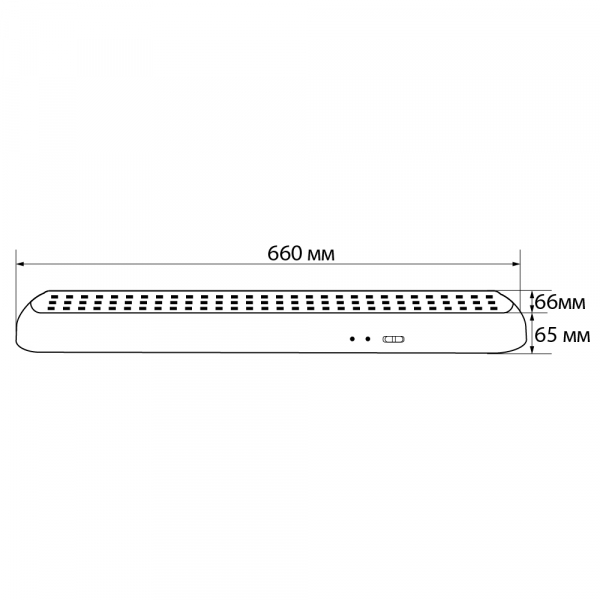 Светильник аккумуляторный, 90 LED AC/DC, белый, EL17 12898