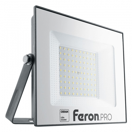 Светодиодный прожектор Feron.PRO LL-1000 IP65 100W 6400K  черный 41541