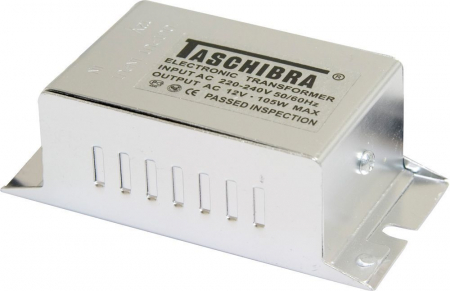 Трансформатор электронный понижающий (TASCHIBRA), 230V/12V 150W, TRA25 21006